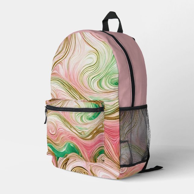 Sac à dos "Sherbet Swirl" (Coin arrière droit)