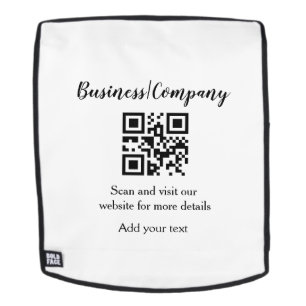 Sac À Dos Simple business company site web barcode QR add na