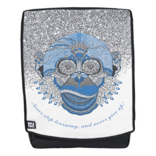 Sac À Dos Singe avec citation