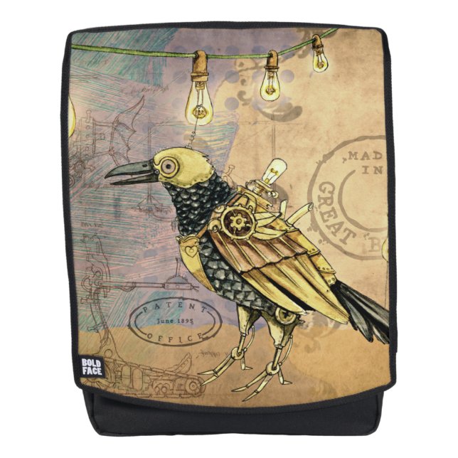 Sac à dos Steampunk Crow (Devant)