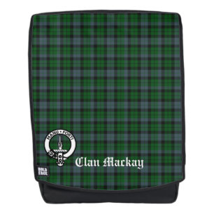 Sac À Dos Tartan et insigne de Clan Mackay