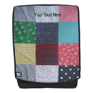 Sac À Dos tissu de mosaïque de style vintage coloré