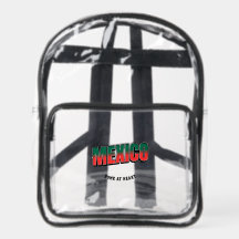 Sac à dos transparent 3D personnalisé à l'effigie