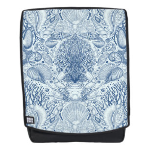 Sac À Dos Trésors de plage en bleu