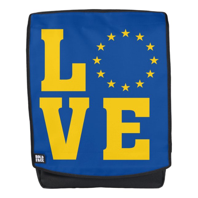 Sac À Dos Union européenne, Europe Love (Devant)