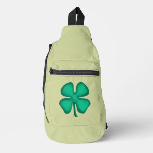 Sac à dos vert clair Trèfle irlandais Lucky 4 Leaf