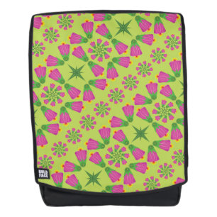 Sac à dos vert pour Flower Mandalas