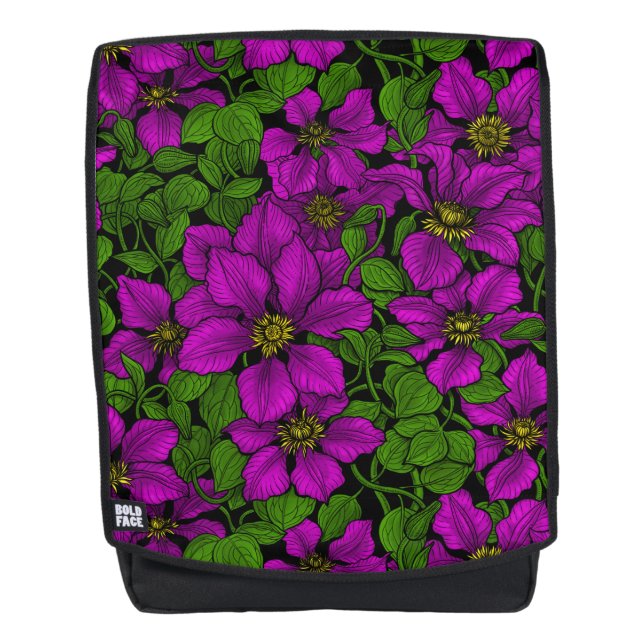 Sac À Dos Vigne Clematis rose (Devant)