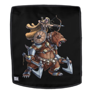 Sac À Dos Viking Archer Riding War Bear