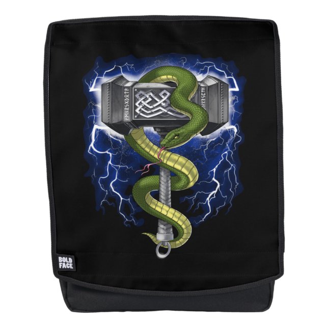 Sac À Dos Viking Warrior Hammer (Devant)