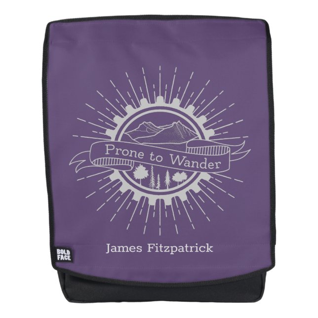 Sac À Dos Voyageur de promenade personnalisé (Devant)