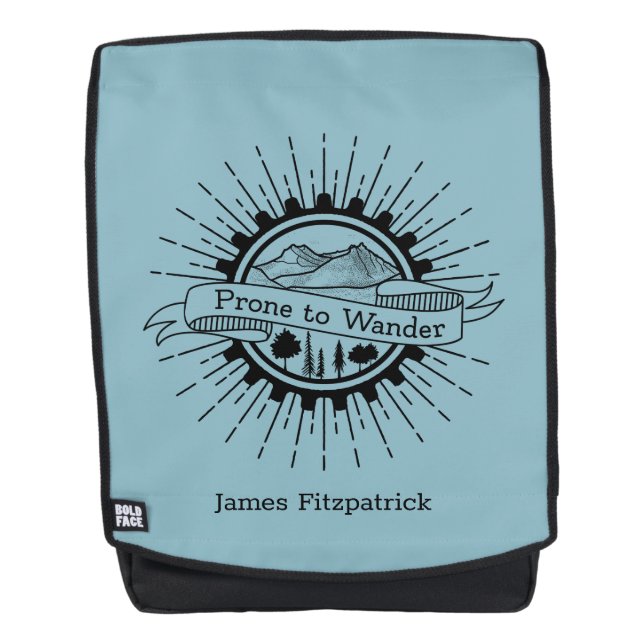 Sac À Dos Voyageur de promenade personnalisé (Devant)