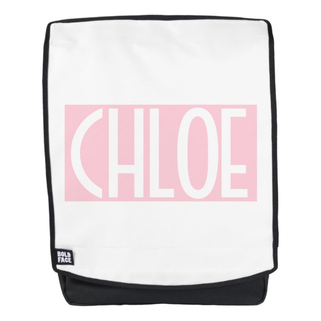 Sac À Dos Your | Bold White Text on Light Pink (Devant)