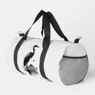 Sac à dos zen Sumi-e Crane japonais