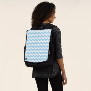 Sac À Dos Zigzag bleu, Chevron bleu, Motif géométrique