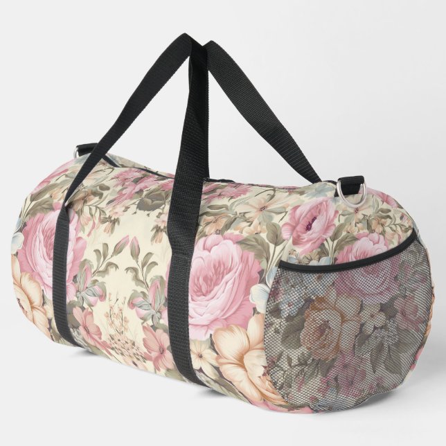 Sac à double floral rose (Coin droit)