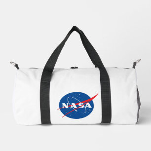 Sac à duffel Iconique de la NASA (blanc de fusée)