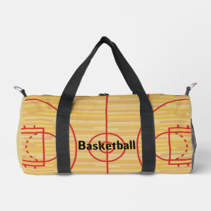 Sac à duffet de conception de terrain de basket
