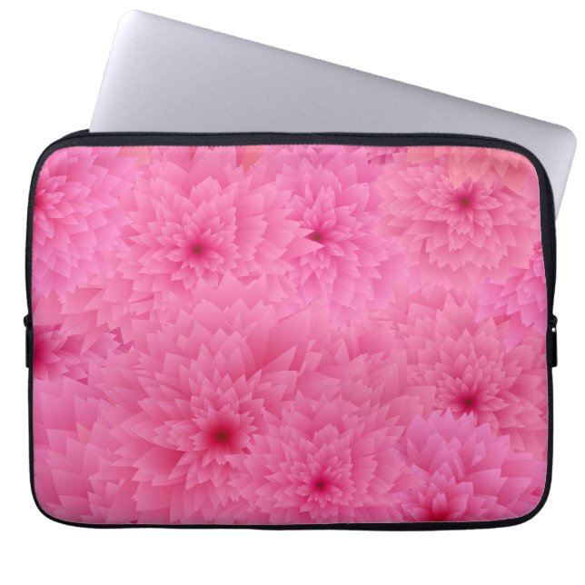 Sac à électronique floral moderne avec motif de ro (Devant)