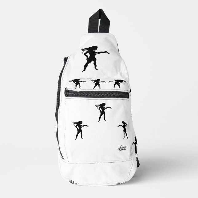 Sac à élingue : Sac à carreaux - Puissance de la f (Recto)