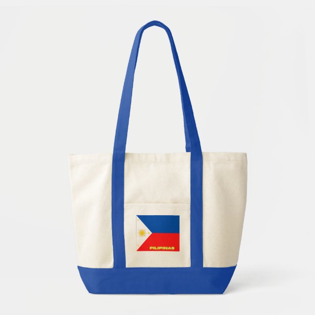 Sac à épaule avec drapeau des Philippines imprimé (Devant)
