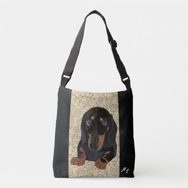 Sac à épaule Dachshund Chien chiot (Devant)