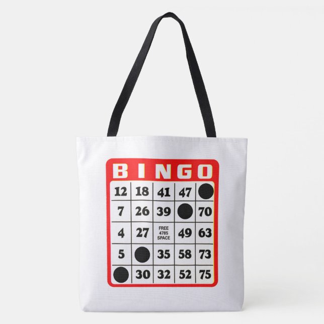 Sac à épaule de la carte de bingo (Devant)