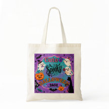 Sac à friandises Halloween mignon et effrayant