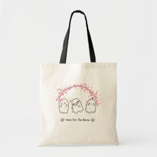 Sac à friandises rose fantôme mignon pour Hallowee