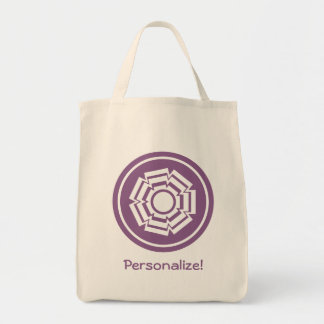 Sac à graisse floral, aubergine