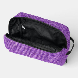 Sac à imprimé coupe et couture en denim bleu viole