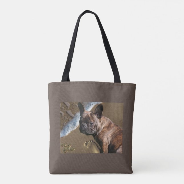 Sac à langer avec poche bouledogue français (Dos)