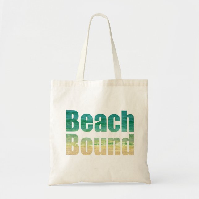SAC À LETTRE GRAPHIQUE DE LA PLAGE (Devant)