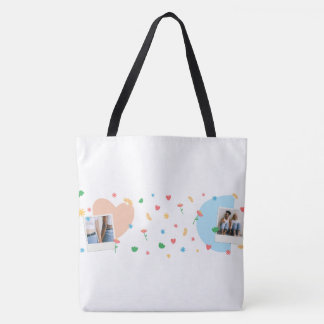 Sac à main à motif artistique moderne - Cœur créat