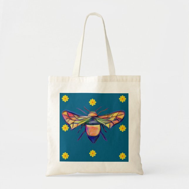 Sac à main Abeille et Fleur (Devant)