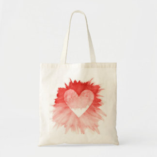 Sac à main abstrait en forme de cœur avec éclabous