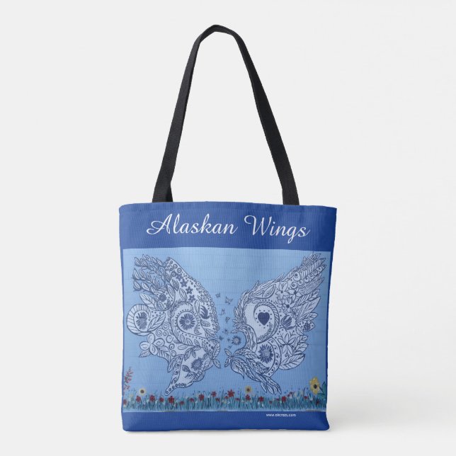 Sac à main ailes d'ange (Dos)
