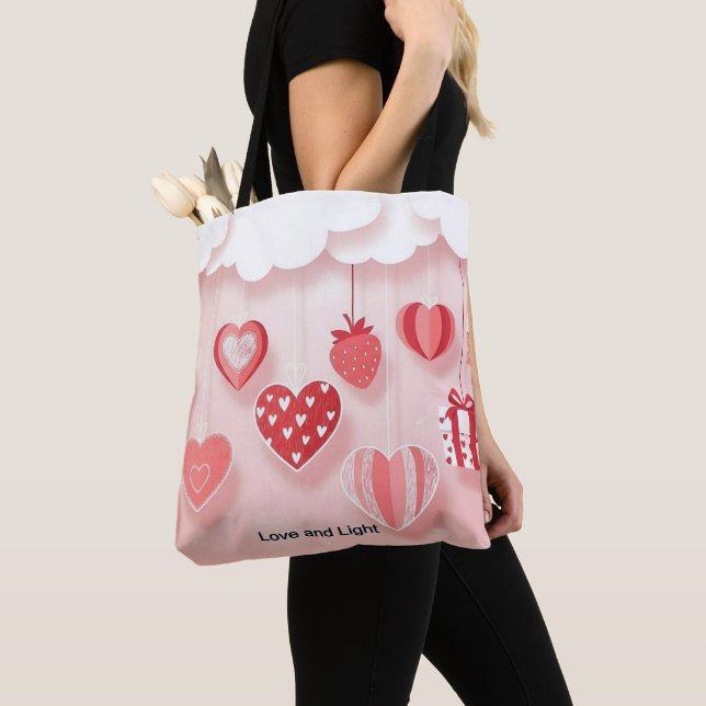 Sac à main « Amour, Lumière et Gratitude » pour un (De près)