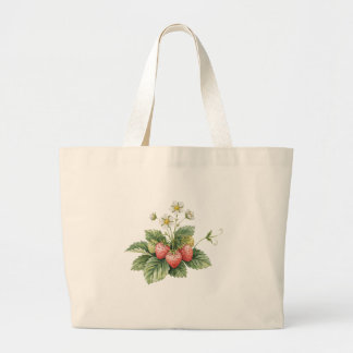 Sac à main aquarelle fraise esthétique Cottagecore