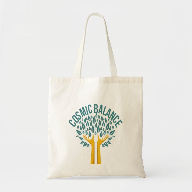 Sac à main Arbre de Vie Équilibre Cosmique |  (Devant)