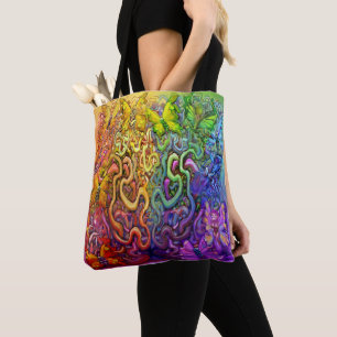 Sac à main Arc-en-ciel entrelacé des fées