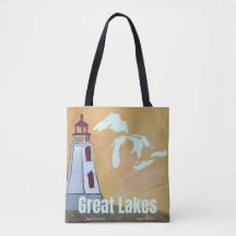 Sac à main Art wearable des Grands Lacs