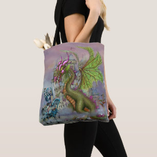 Sac à main artistique Chevalier et Dragon
