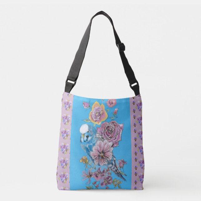 Sac à main artistique pour femmes à motif floral a (Devant)