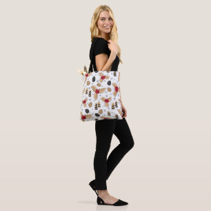 Sac à main Automne Tons avec Pommes de Pin et Houx