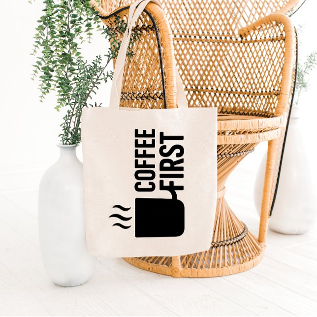 Sac à main avec design de tasse fumante en gras (Créateur téléchargé)