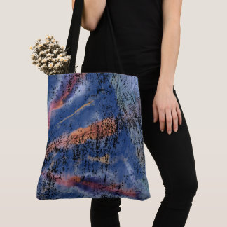Sac à main bandoulière Blue Tie Die