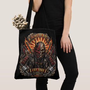 Sac à main biker Samouraï Oni pour femmes