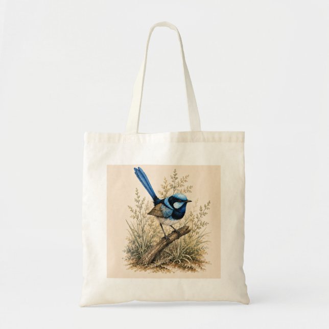 Sac à main Blue Fairy Wren | Édition Bush (Devant)