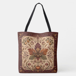 Sac à main carré élégant en textile vintage automn